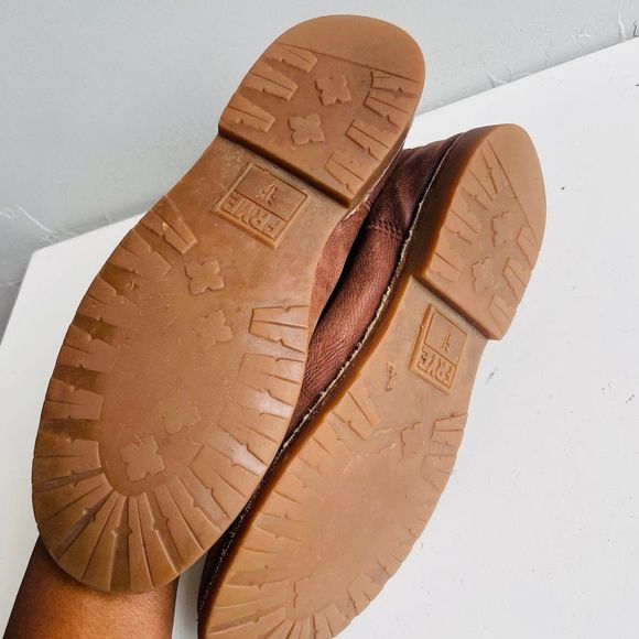 Frye Women's Brown Leather Knee High Winter & Rain Boots Size 7.5 - Picture 3 of 5